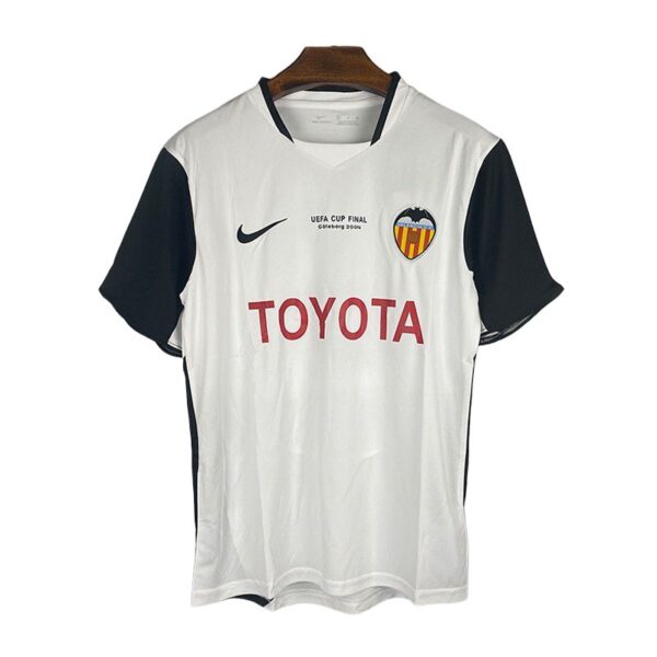 Camiseta retro Valencia 03/04 1ª equipación Inscripción UEFA CUP 2004