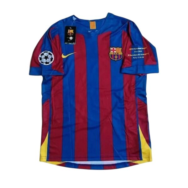 Camiseta retro FC Barcelona 05/06 1ª equipación - Edición Final Champions