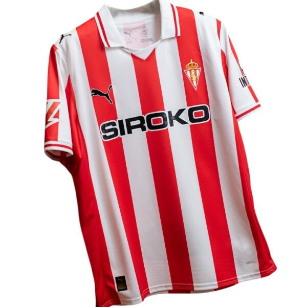 Camiseta Sporting de Gijón 25/26 talla niño 1ª equipación