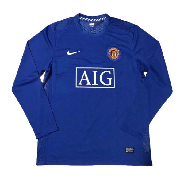 Camiseta retro Manchester United 08/09 2ª equipación manga larga