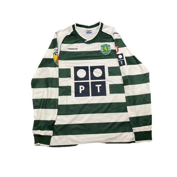 Camiseta Retro Sporting de Lisboa 02/03 manga larga