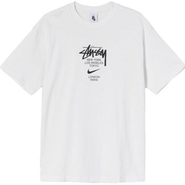 Camiseta STÜSSY x NIKE Blanca