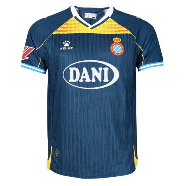 Camiseta RCD Espanyol 25/26 talla niño 3ª equipación con sponsor