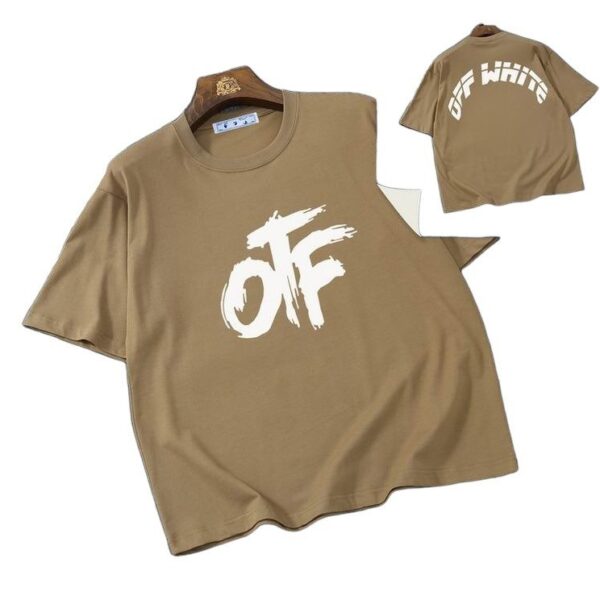 Camiseta Off-White Oversize Marrón