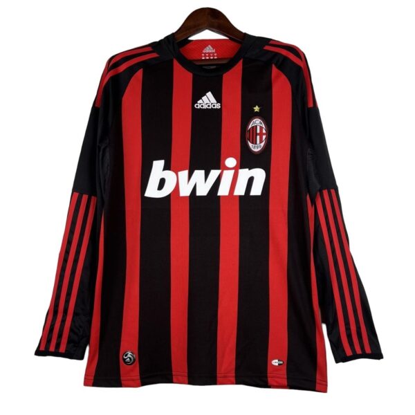 Camiseta retro AC Milan 08/09 1ª equipación manga larga