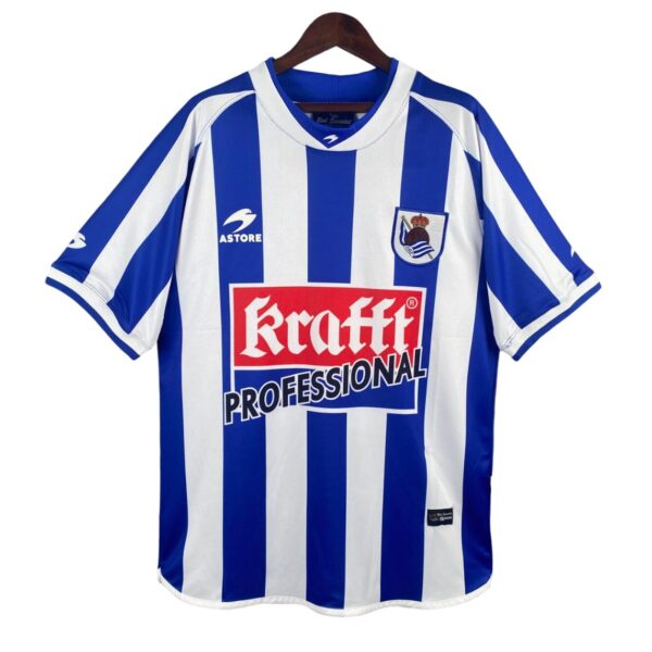 Camiseta Retro Real Sociedad 02/03 1ª equipación