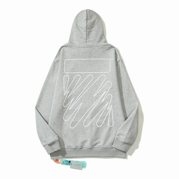 Sudadera Off-White Gris