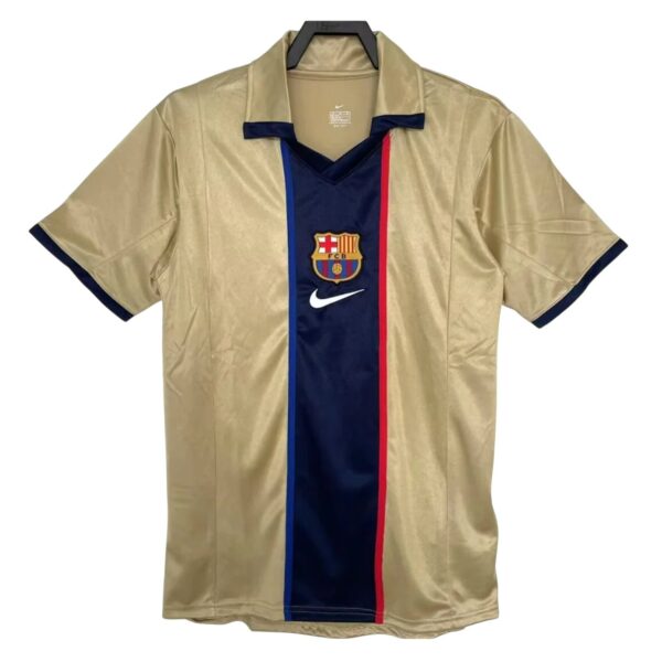 Camiseta retro FC Barcelona 01/02 2ª equipación