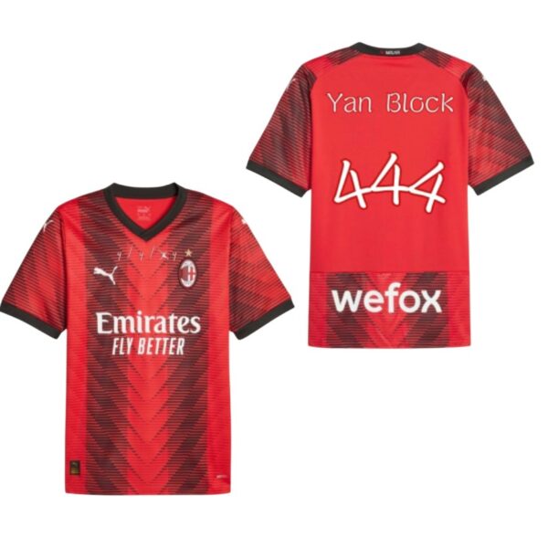 Camiseta Edición Especial AC Milan x Yan Block
