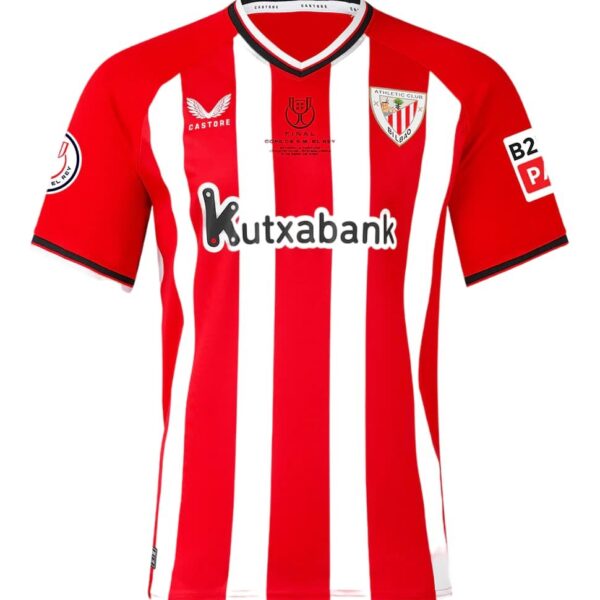 Camiseta Athletic Club 23/24 1ª equipación Final Copa del Rey