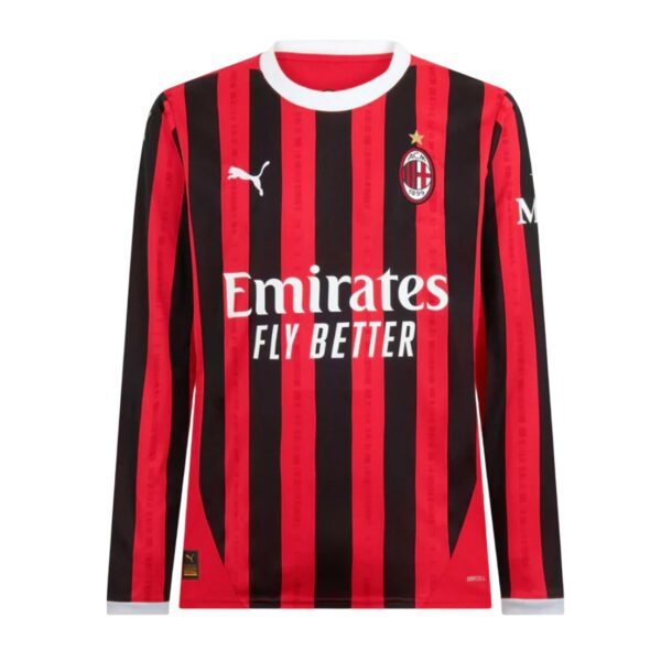 Camiseta AC Milan 24/25 1ª equipación manga larga