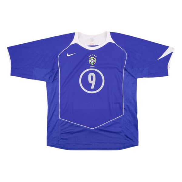 Camiseta Brasil 2004 talla niño 2ª equipación