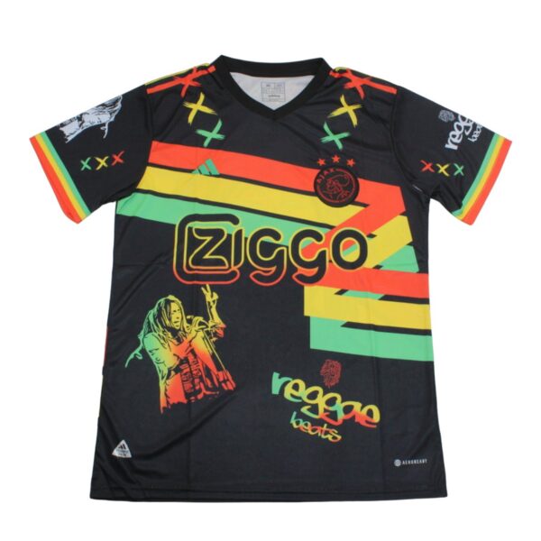 Concepto camiseta Ajax x Bob Marley 23/24