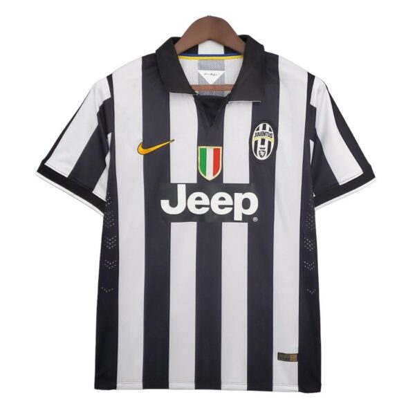 Camiseta Retro Juventus 14/15 1ª equipación con parche scudetto