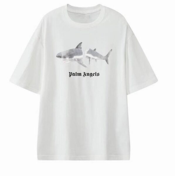 Camiseta Palm Angels Blanca SHARK