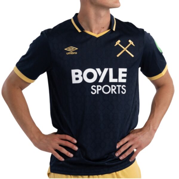 Camiseta West Ham 25/26 talla niño 3ª equipación