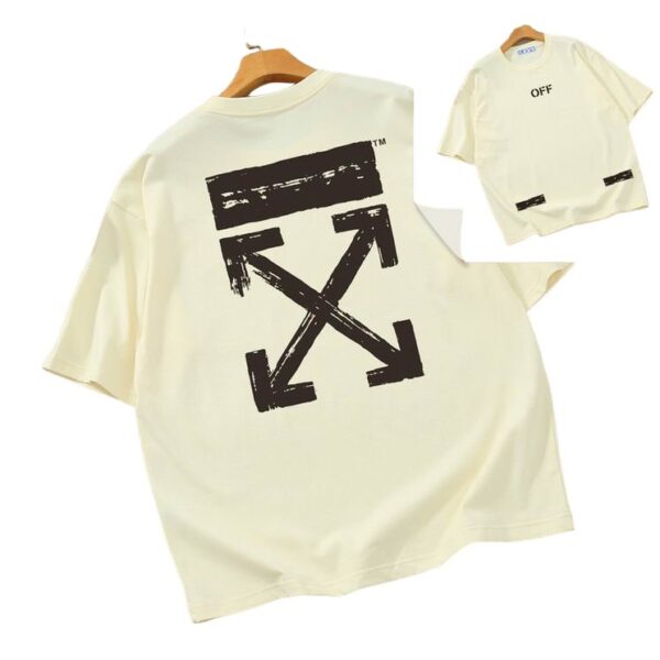 Camiseta Off-White Oversize Crema