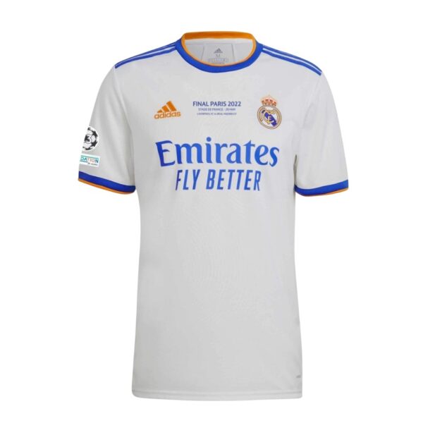 Camiseta Retro Real Madrid 21/22 1ª Equipación - Edición Final Champions League