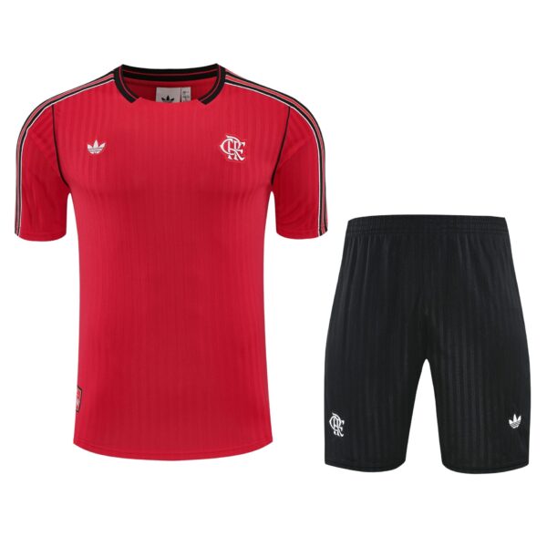 Conjunto de calentamiento Flamengo rojo
