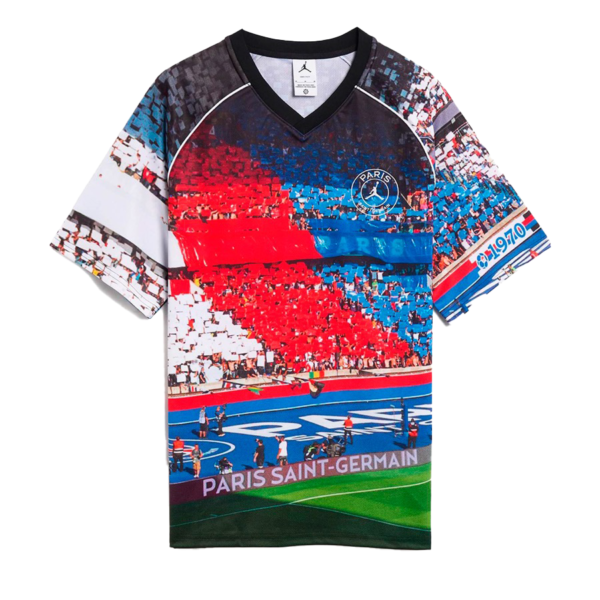 Camiseta PSG X JORDAN especial diseño gráfico