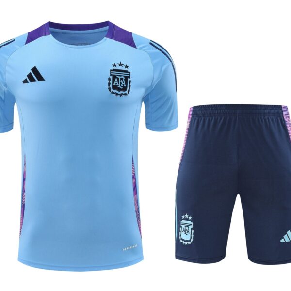 Conjunto de calentamiento Argentina azul claro