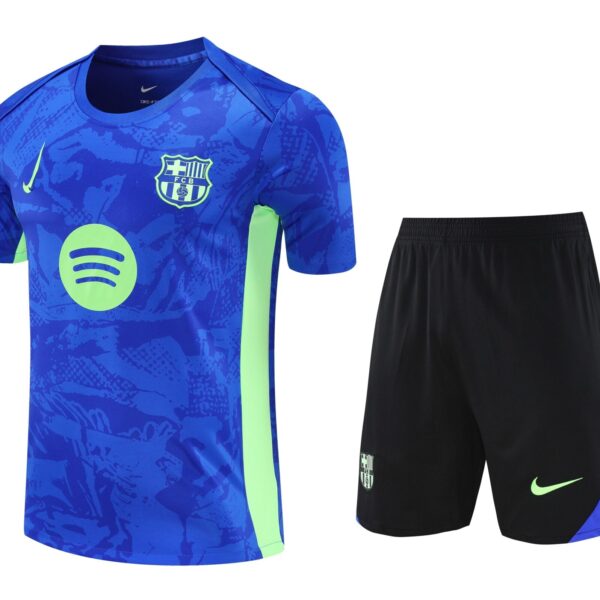 Conjunto de calentamiento FC Barcelona azul