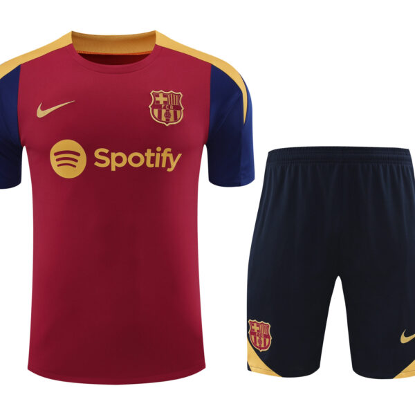 Conjunto de calentamiento FC Barcelona rojo oscuro