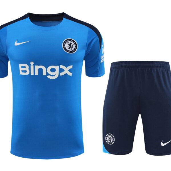 Conjunto de calentamiento Chelsea azul