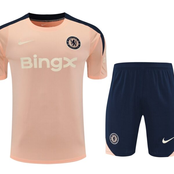 Conjunto de calentamiento Chelsea salmón