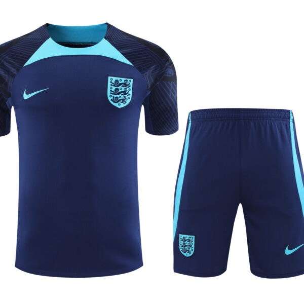 Conjunto de calentamiento Inglaterra azul oscuro