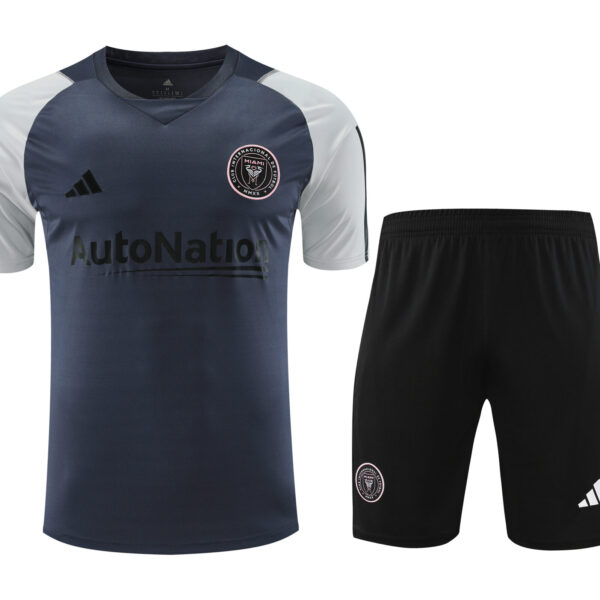 Conjunto de calentamiento Inter Miami gris oscuro