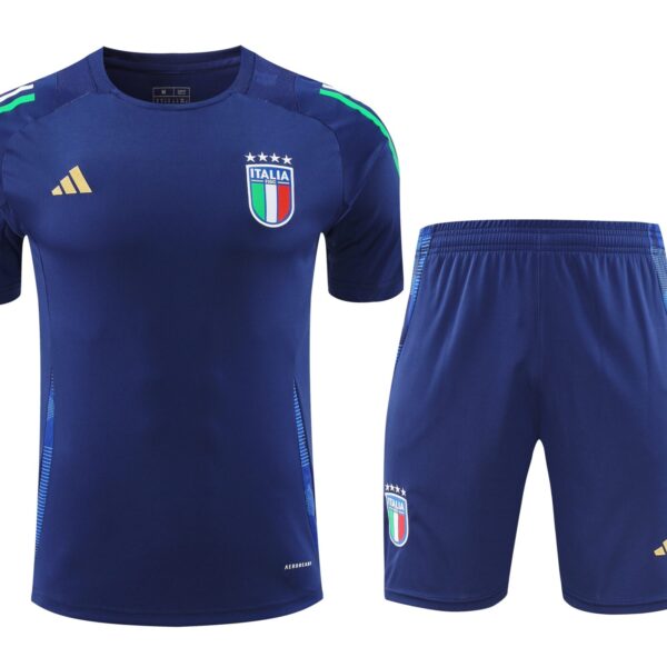 Conjunto de calentamiento Italia azul oscuro