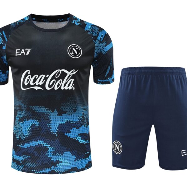 Conjunto de calentamiento Napoli camuflaje azul