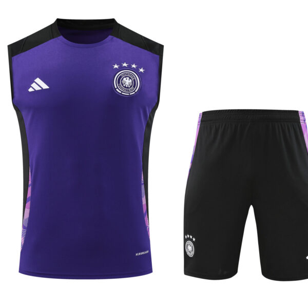Conjunto tirantes Alemania morado