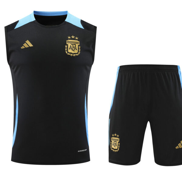 Conjunto tirantes Argentina negro