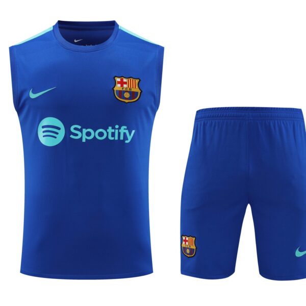 Conjunto tirantes FC Barcelona azul