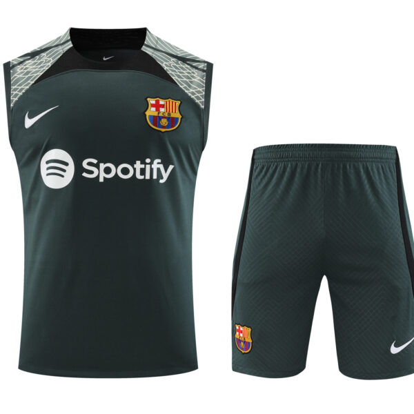 Conjunto tirantes FC Barcelona negro red