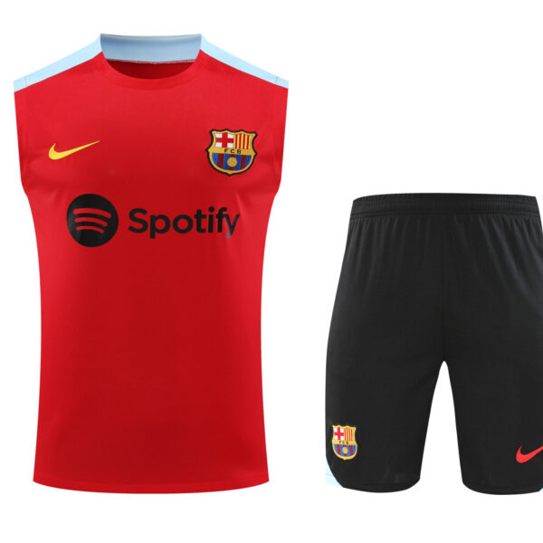 Conjunto tirantes FC Barcelona rojo
