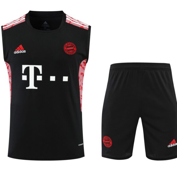 Conjunto tirantes Bayern Múnich negro y rojo