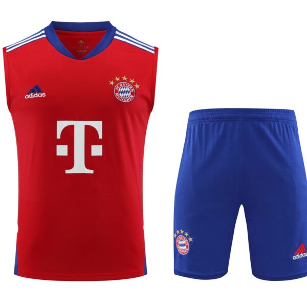Conjunto tirantes Bayern Múnich rojo y azul
