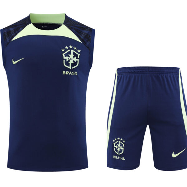 Conjunto tirantes Brasil azul oscuro