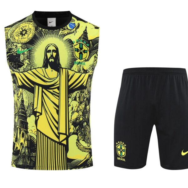 Conjunto tirantes Brasil amarillo Rio