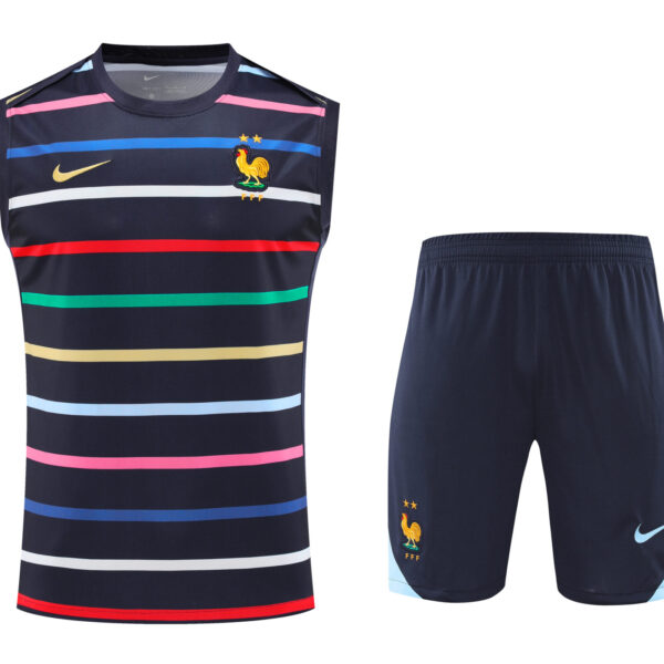 Conjunto tirantes Francia rayas