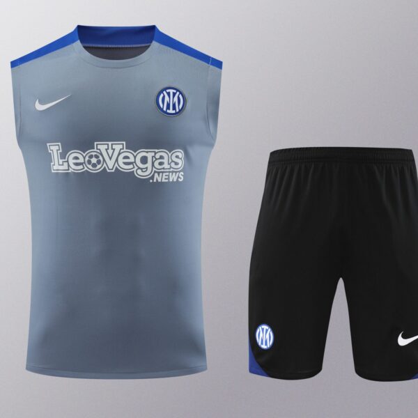Conjunto tirantes Inter de Milán gris