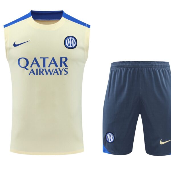 Conjunto tirantes Inter de Milán amarillo