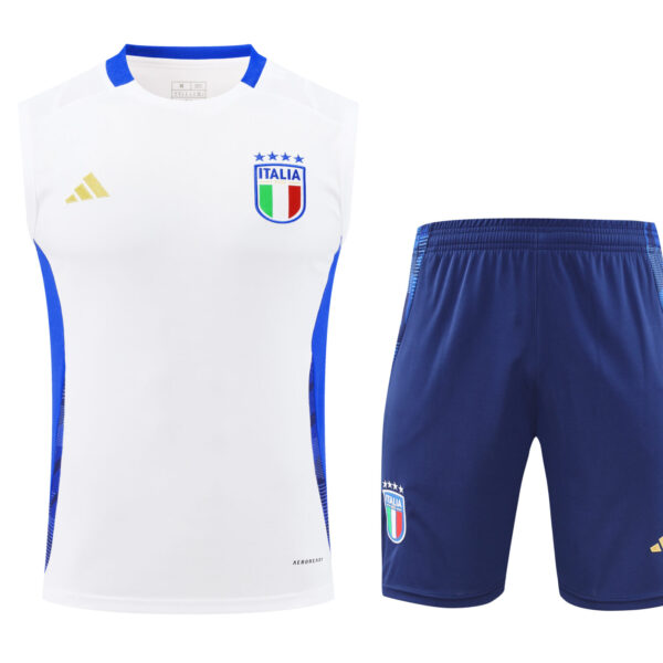 Conjunto tirantes Italia blanco