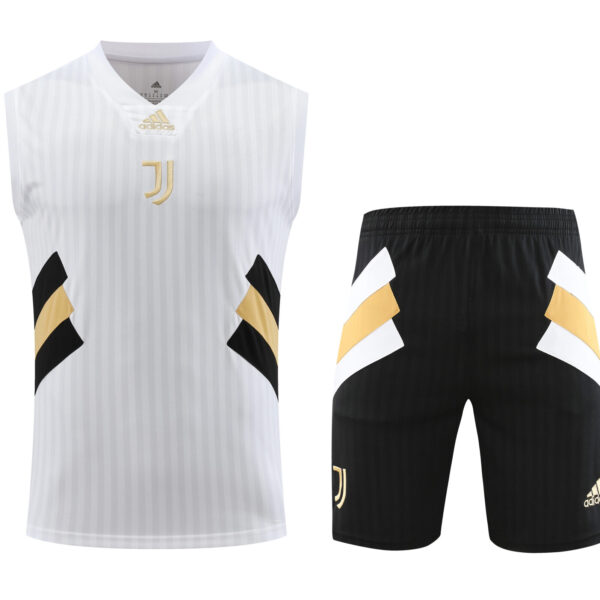 Conjunto tirantes Juventus blanco rayas