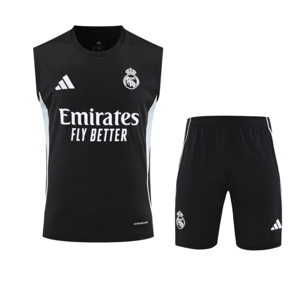 Conjunto tirantes Real Madrid negro