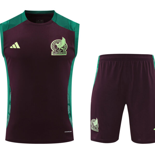 Conjunto tirantes México marrón