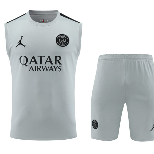 Conjunto tirantes PSG gris claro